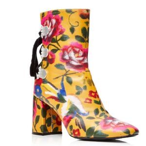 Coliac x Tanya Taylor Kimono Printed Marta Boot